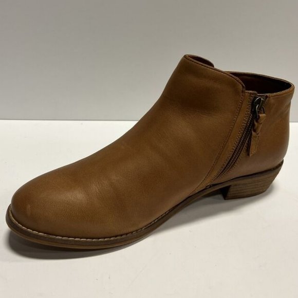 SoftWalk Women's Rocklin Ankle Booties Saddle Size 10 M